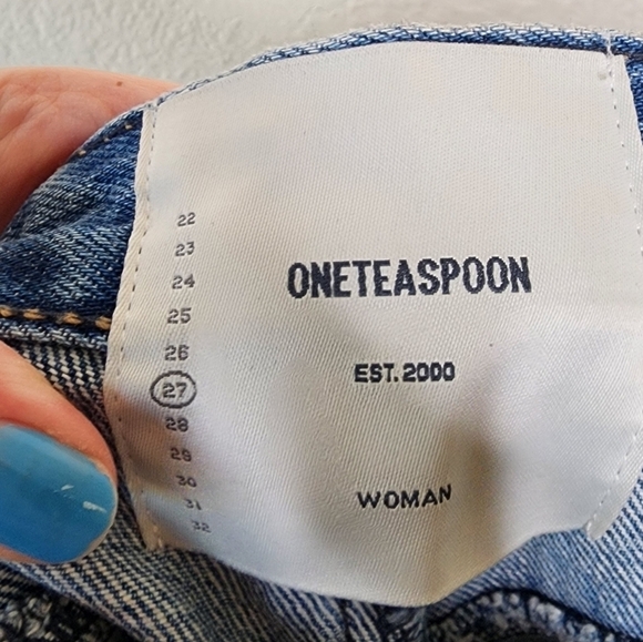 One Teaspoon Hollywood Streetwalker High Waisted 80s Fit Jeans 27 - Picture 6 of 9